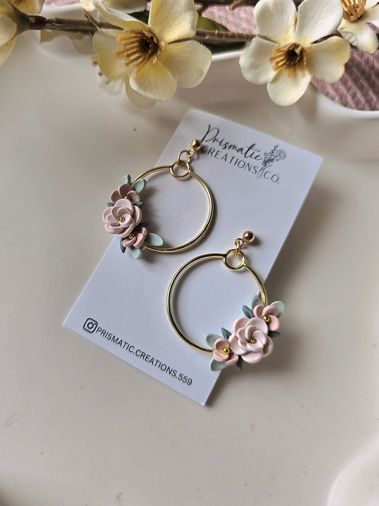 Floral Hoops