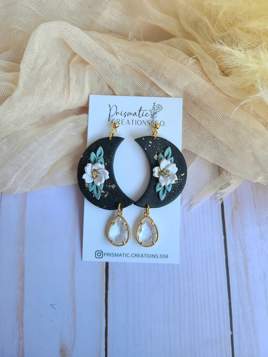 Moon Jewel Earrings