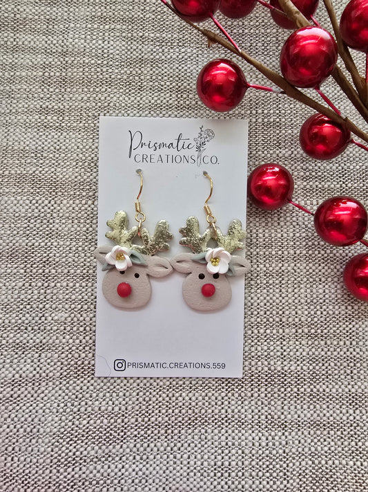 Reindeer Earrings