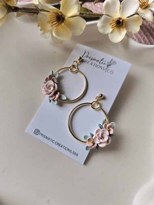 Floral Hoops